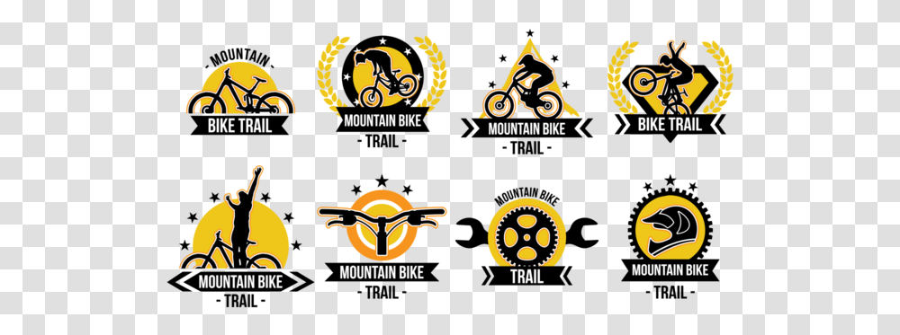 Carril Bici Del Vector De Etiquetas Vector Mountain Bike Logo, Trademark, Badge Transparent Png