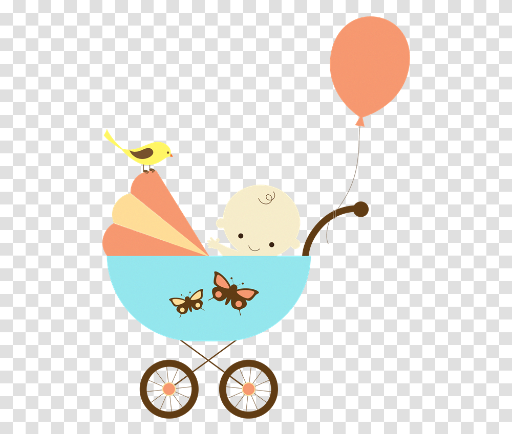 Carrinho De Bebe Menino, Ball, Balloon, Bird, Animal Transparent Png