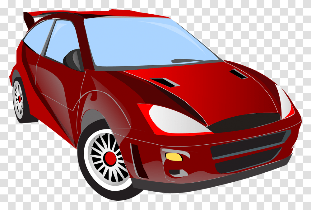 Carro Rojo Animado, Wheel, Machine, Tire, Car Wheel Transparent Png