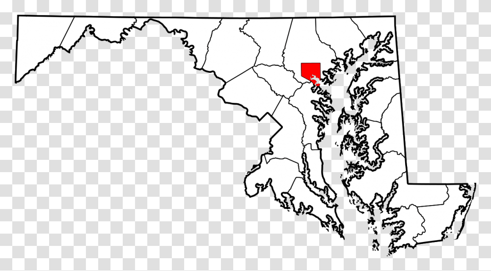 Carroll County In Maryland, Map, Diagram, Plot, Atlas Transparent Png
