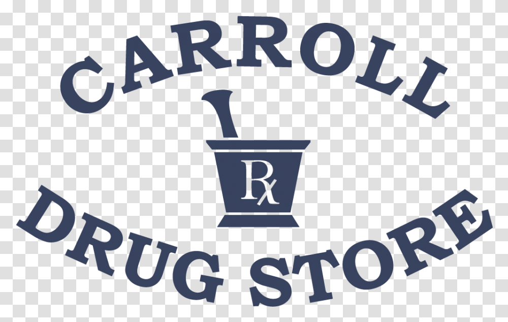 Carroll Drug Store Emblem, Word, Alphabet, Label Transparent Png