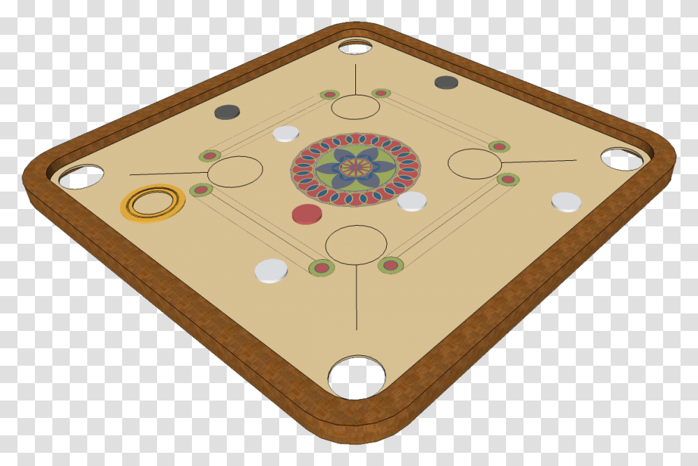 Carrom Board Photo Carrom, Game, Cooktop, Indoors, Table Transparent Png
