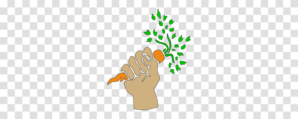 Carrot Nature, Hand, Fist, Plant Transparent Png