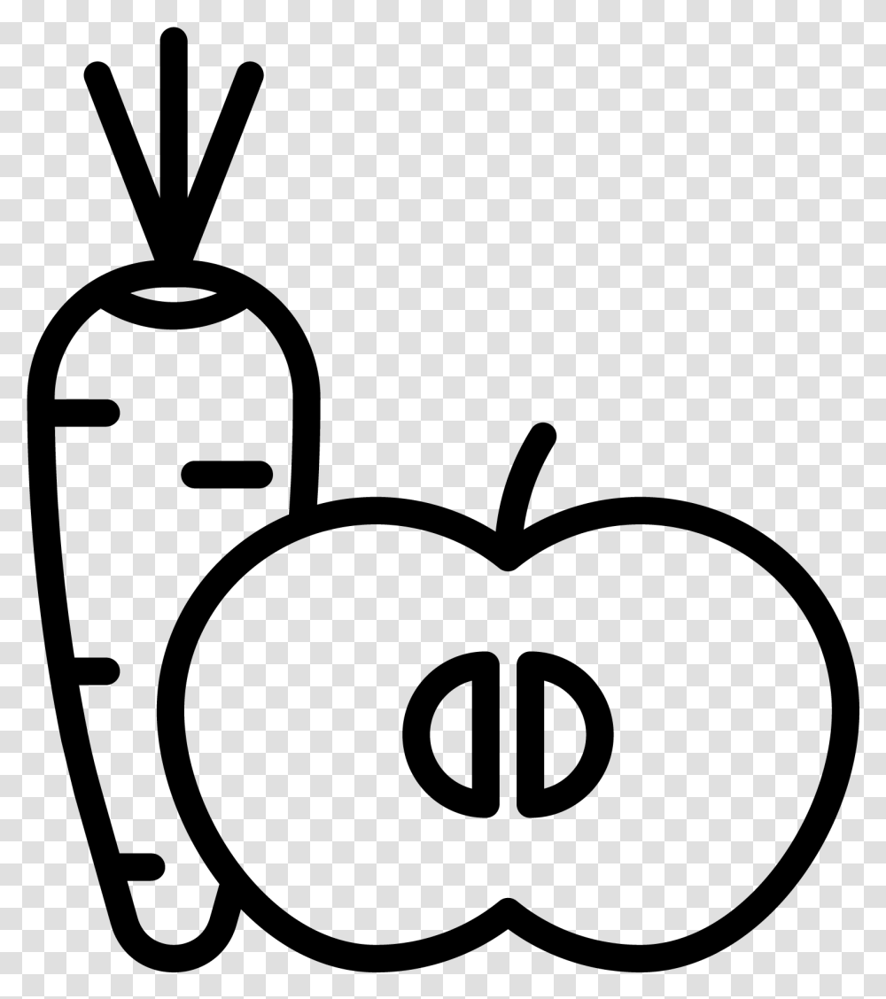 Carrot And Apple Icon All Myth And Truth, Gray, World Of Warcraft Transparent Png