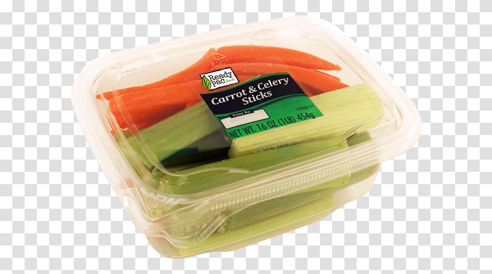 Carrot Celery Sticks, Plastic Wrap, Plant, Food, Ketchup Transparent Png