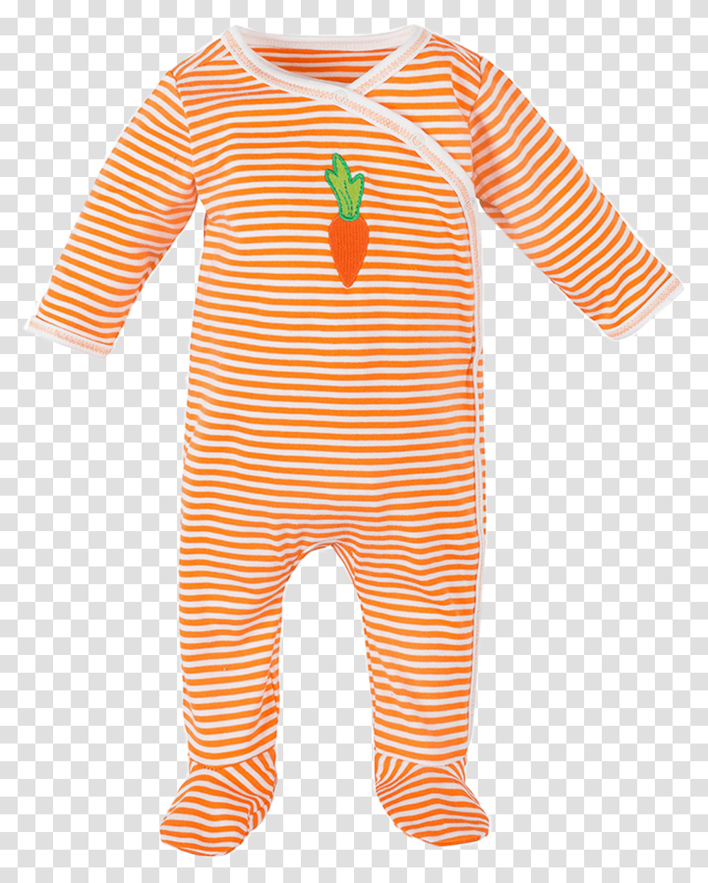 Carrot Side Snap Footie 0 3 Mo Costume, Apparel, Pajamas, Person Transparent Png