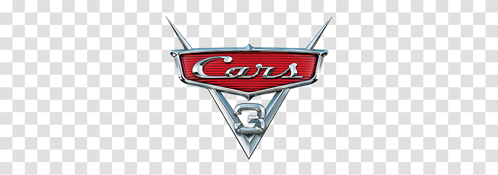 Cars 3 Logo Clipart Cars 2 Logo, Symbol, Emblem, Trademark, Lawn Mower Transparent Png