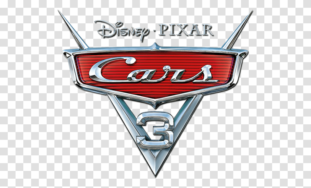 Cars 3 Logo & Free Logopng Images Disney Cars 3 Logo, Symbol, Trademark, Emblem Transparent Png