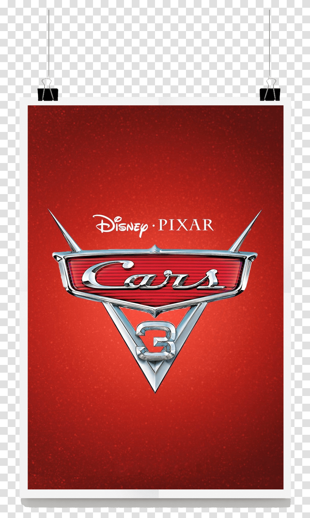 Cars 3 Pixar Cars 3 Logo, Trademark, Emblem, Poster Transparent Png
