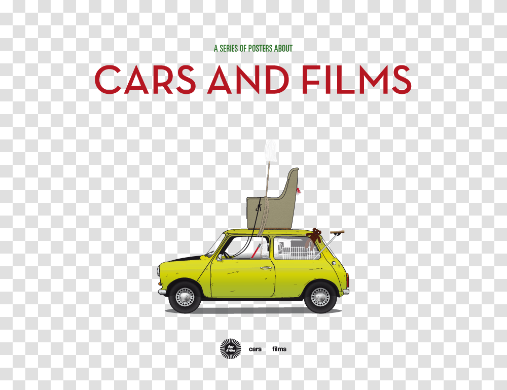 Cars And Films A Series Of Posters About Cars And Films, Vehicle, Transportation, Taxi, Advertisement Transparent Png