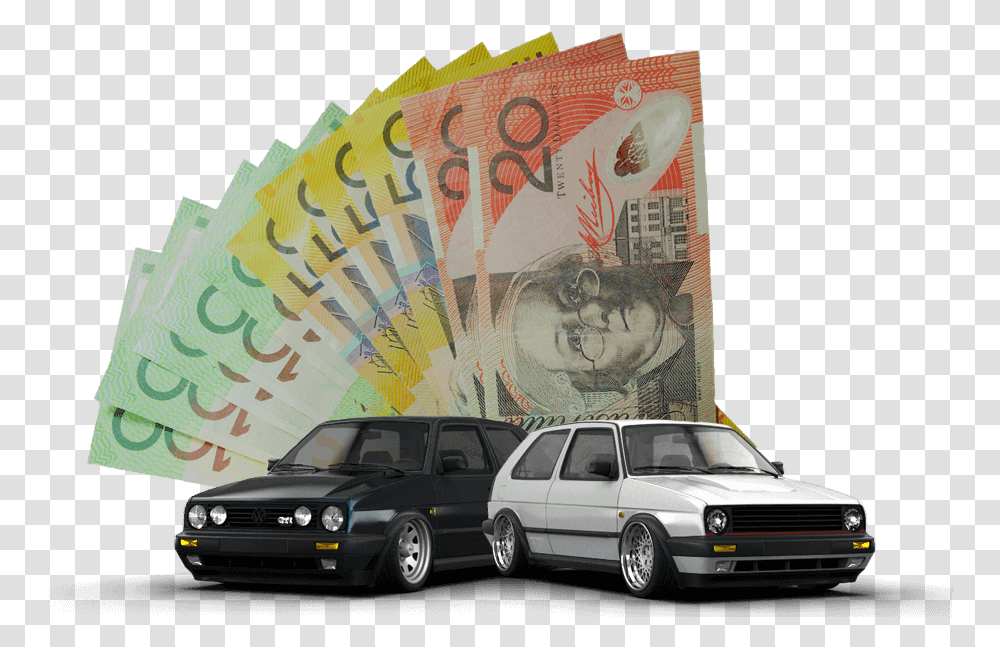 Cars Banner Australian 20 Dollar Note, Vehicle, Transportation, Wheel, Machine Transparent Png