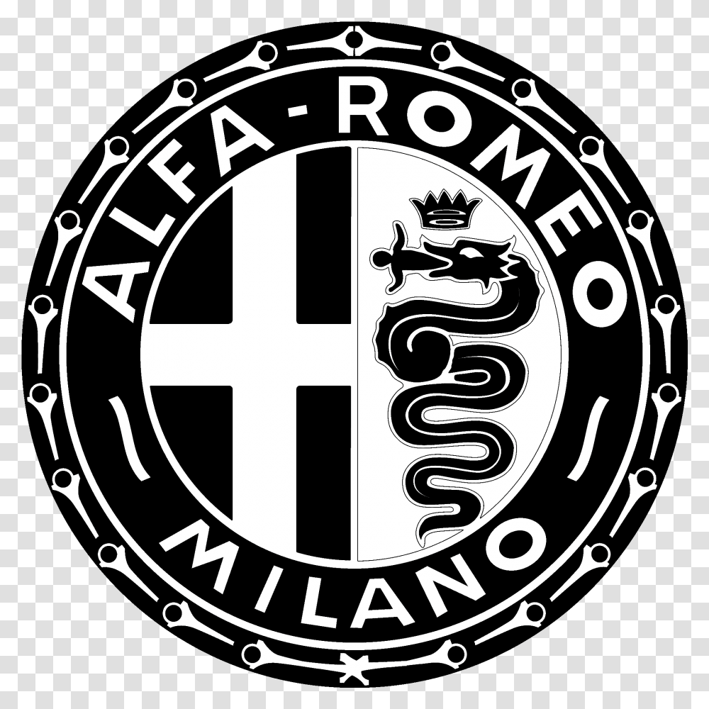 Cars For Sale Logo Alfa Romeo 1950, Symbol, Trademark, Emblem, Text Transparent Png