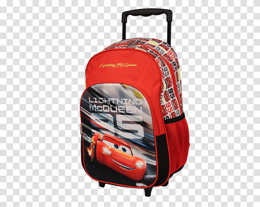 Cars Lighting Mcqueen Images Free Clipart Hand Luggage, Backpack, Bag, Vehicle, Transportation Transparent Png