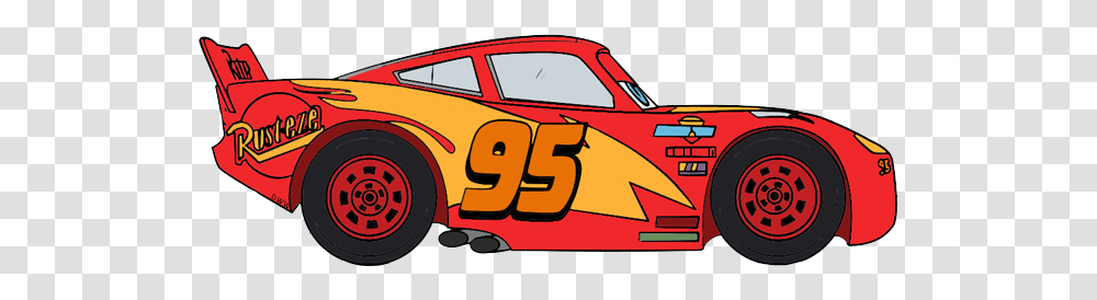 Cars Lightning Mcqueen Lightning Mcqueen Side View, Vehicle, Transportation, Automobile, Sports Car Transparent Png