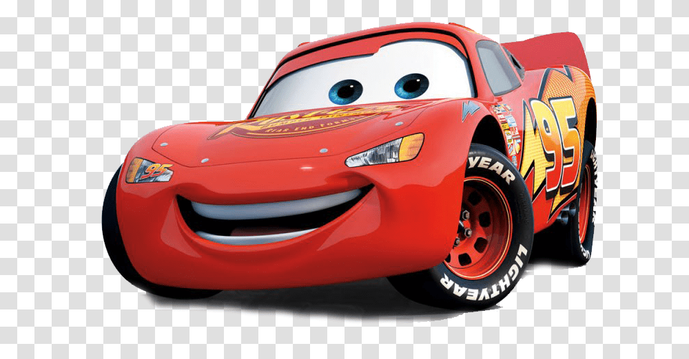 Cars Mcqueen Lightning Mater Car Cartoon Pixar Clipart Lightning Mcqueen, Wheel, Machine, Vehicle, Transportation Transparent Png