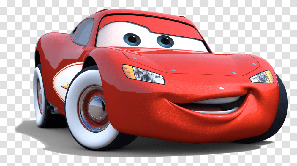 Cars Mcqueen Lightning Mater Film Pixar Clipart Lightning Mcqueen White Walls, Vehicle, Transportation, Automobile, Tire Transparent Png