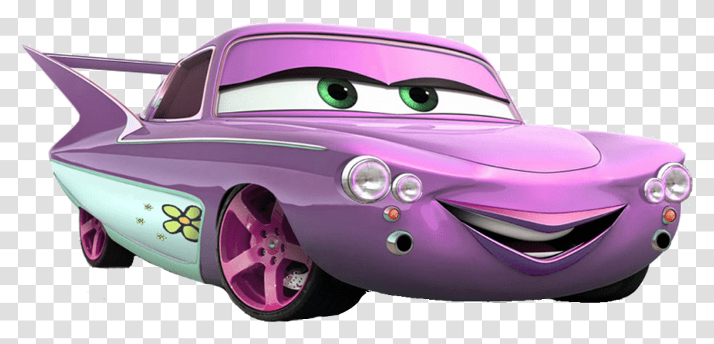 Cars Mcqueen Lightning Mater Flo Pixar Clipart Mc Queen Car Vector, Vehicle, Transportation, Tire, Wheel Transparent Png