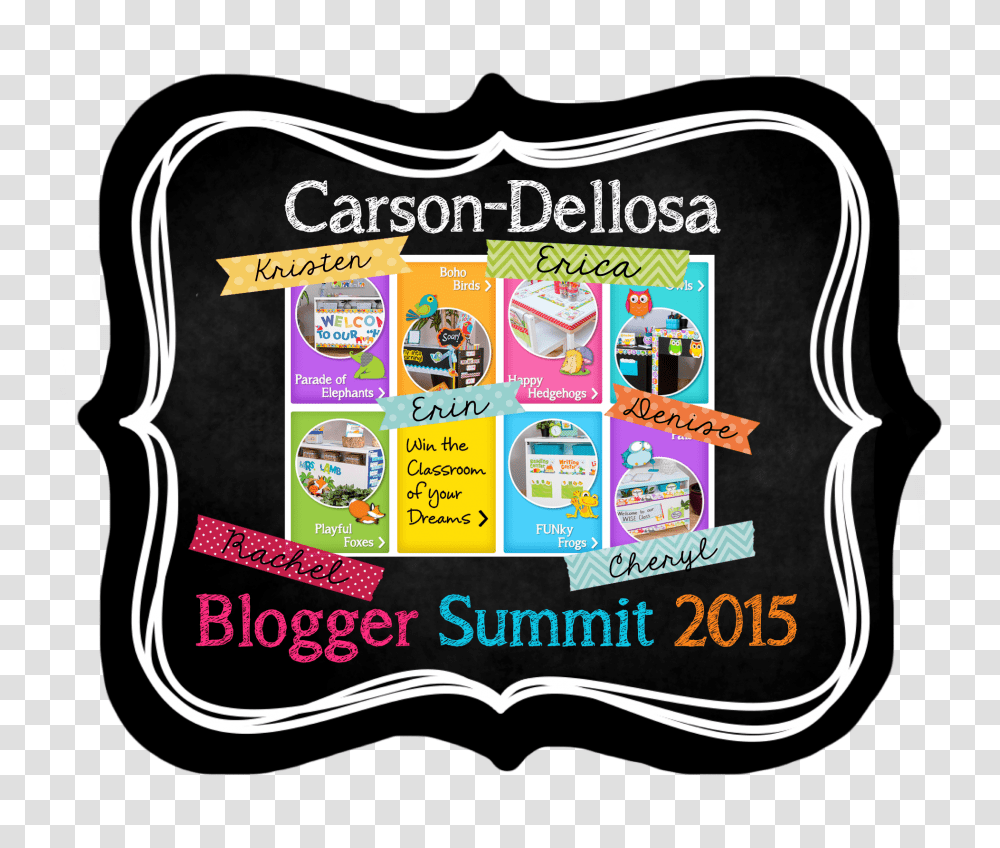 Carson Dellosa Blogger Summit And A Giveaway, Label, Poster, Advertisement Transparent Png