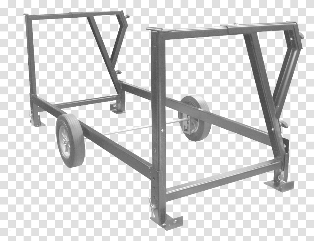 Cart, Axle, Machine, Stand, Aluminium Transparent Png