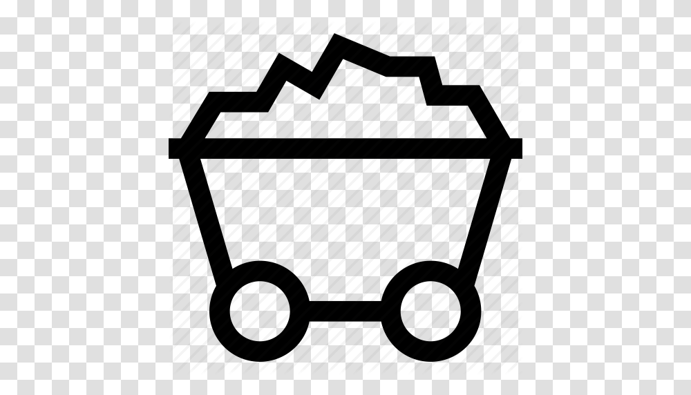 Cart Coal Mine Wagon Icon, Shopping Cart, Bag, Outdoors, Briefcase Transparent Png