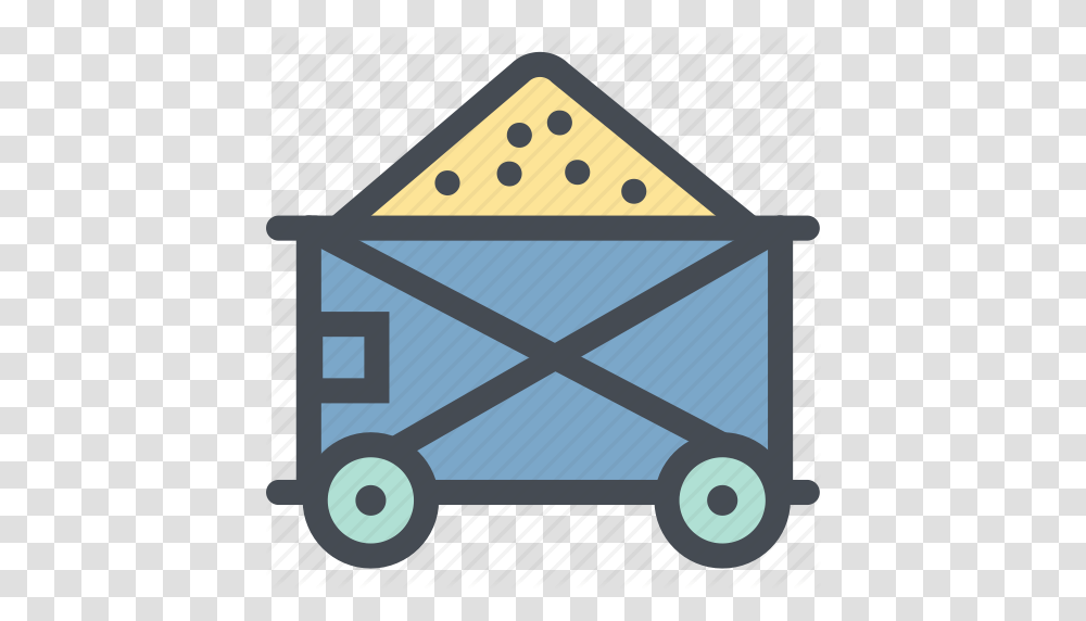 Cart Coal Mining Industry Mine Mine Cart Mining Cart Oil Icon, Label, Box, Bakery Transparent Png