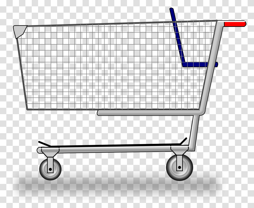 Cart Drawing Trolley Supermarket Glock 19 With Streamlight Tlr, Shopping Cart Transparent Png