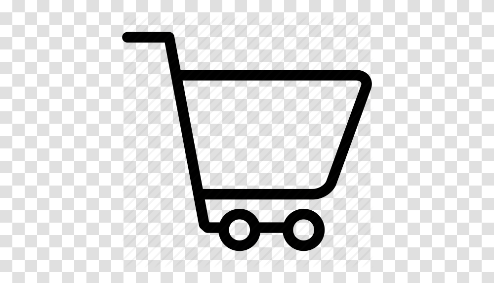 Cart Empty Groceries Purchase Shopping Trolley Icon, Shopping Cart Transparent Png