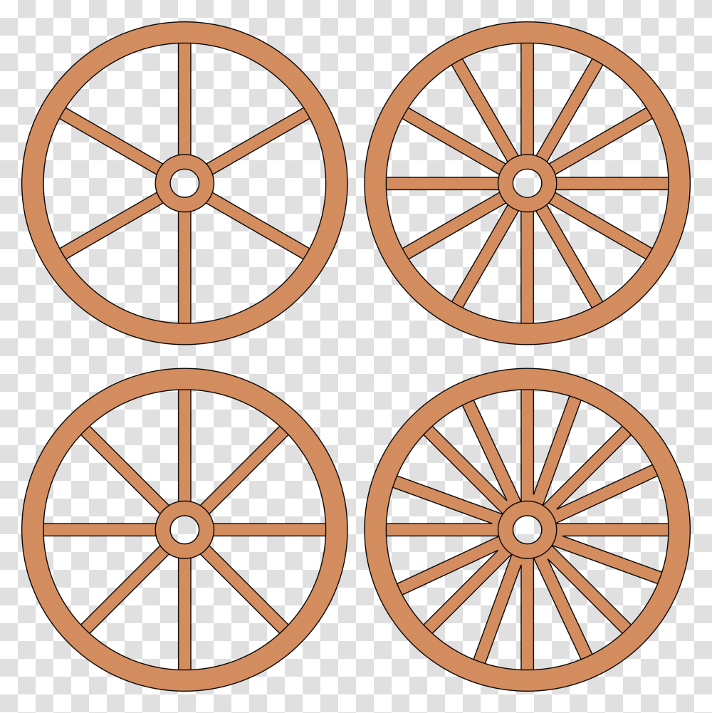 Cart Or Wagon Wheels Clip Arts, Machine, Pattern, Stencil Transparent Png