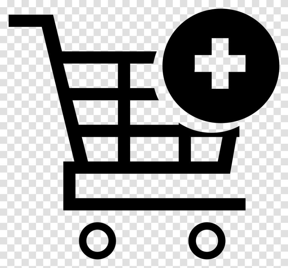 Cart Plus Comments Red Medical Cross Icon, Rug, Stencil, Logo Transparent Png