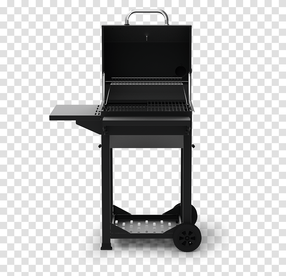 Cart Style Charcoal Grill Outdoor Grill Rack Amp Topper, Chair, Furniture, Leisure Activities, Piano Transparent Png