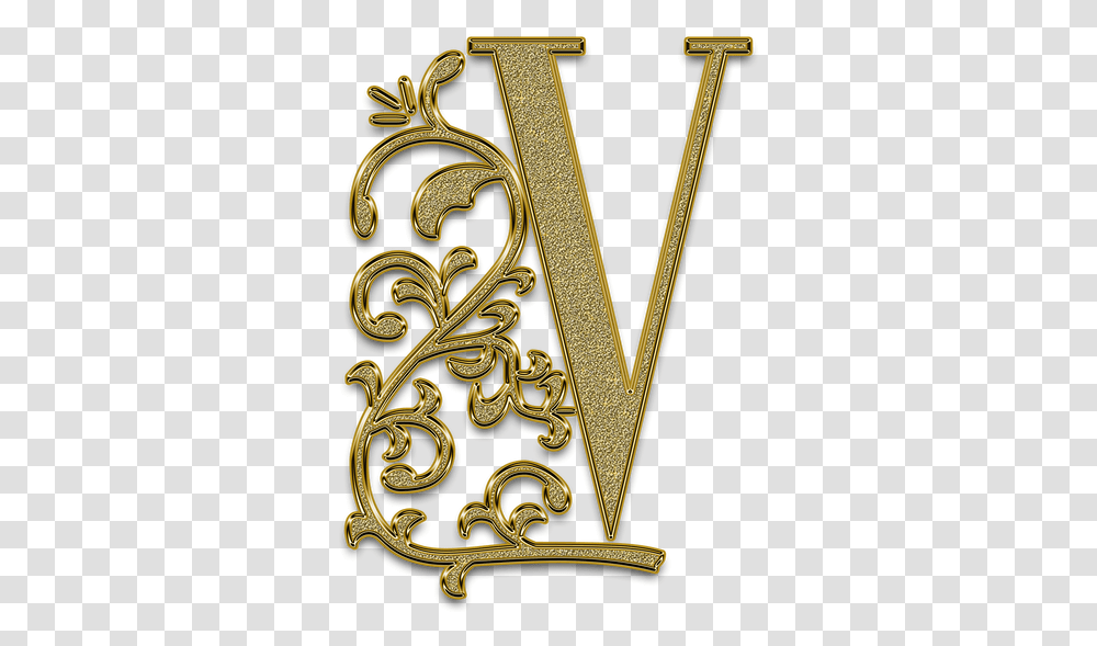 Carta Monograma En Letra Ligadura Letra Mayscula Letter Litera Monogram, Gold, Alphabet, Sash Transparent Png