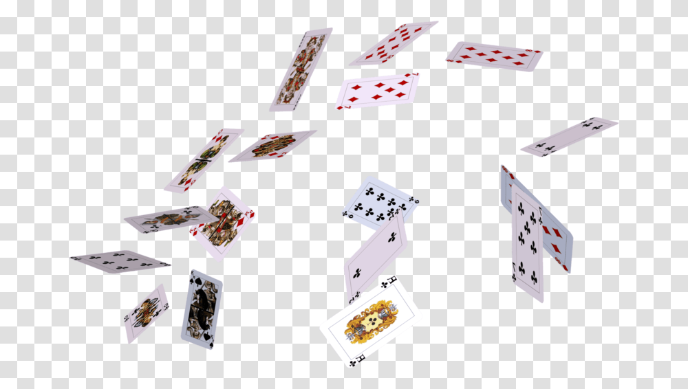 Cartas Barajas Game Ftestickers Stickers Freetoedit Falling Playing Cards, Domino Transparent Png