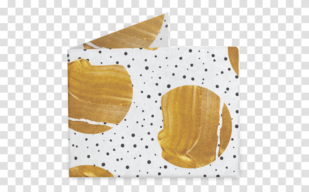 Carteira Stay Gold De 83 Orangesna Polka Dot, Paper, Bread, Food, Wood Transparent Png