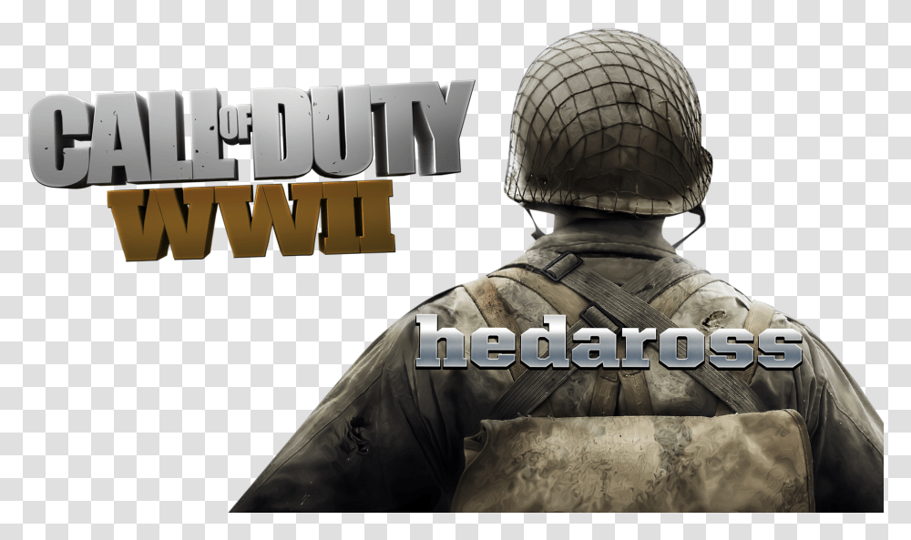 Cartel Cod Ww2 El Debut Call Of Duty, Helmet, Apparel, Person Transparent Png