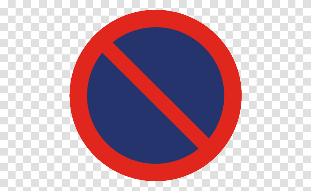 Cartel De Prohibido Aparcar Circle, Symbol, Road Sign, Stopsign Transparent Png