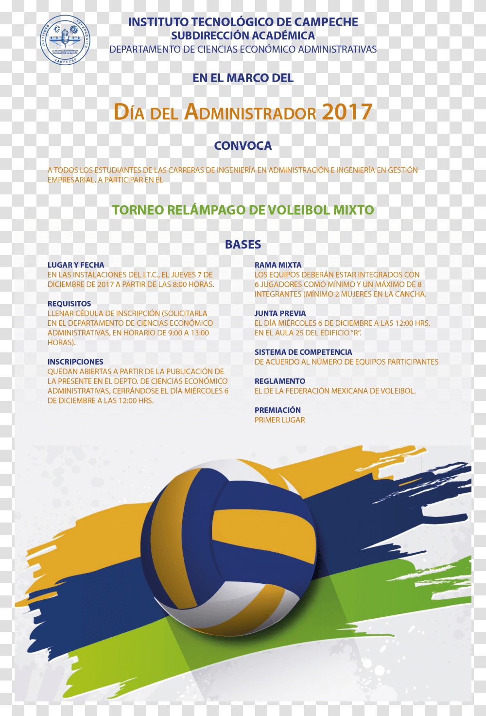 Cartel Torneo Relampago Voleibol Logo Spike Volleyball Volleyball, Poster, Advertisement, Flyer Transparent Png