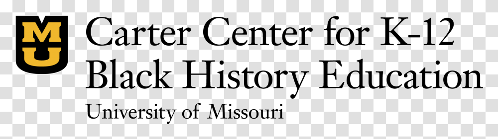 Carter Center For K 12 Black History Education Logo University Of Missouri, Gray, World Of Warcraft Transparent Png