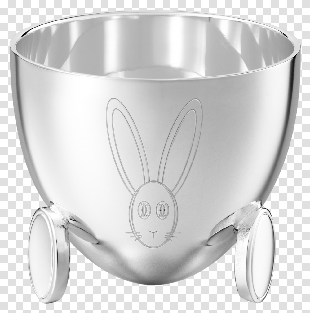 Cartier Baby Rabbit Egg Cup Egg Cup, Bowl, Mixing Bowl, Porcelain, Pottery Transparent Png