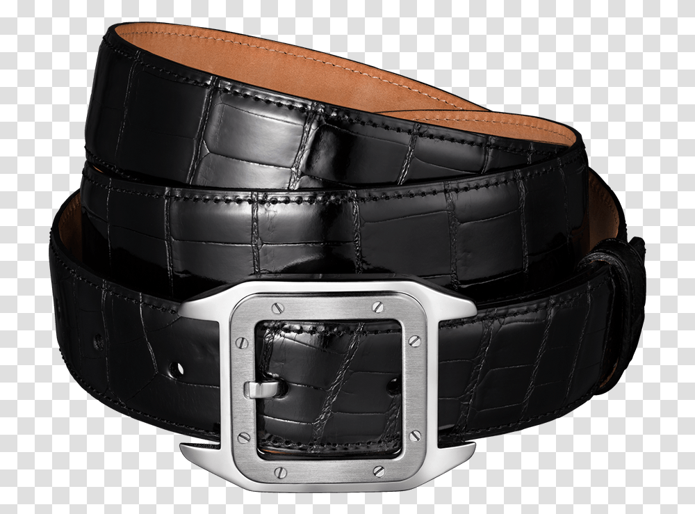 Cartier Crocodile Leather And Palladium Belt Cartier Crocodile Leather And Palladium Belt, Accessories, Accessory, Buckle Transparent Png
