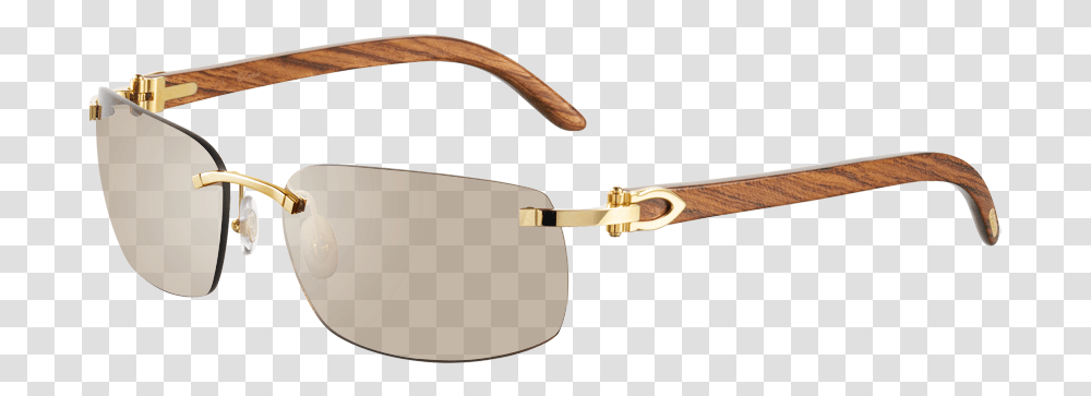 Cartier Men Glasses Wood, Goggles, Accessories, Accessory, Sunglasses Transparent Png