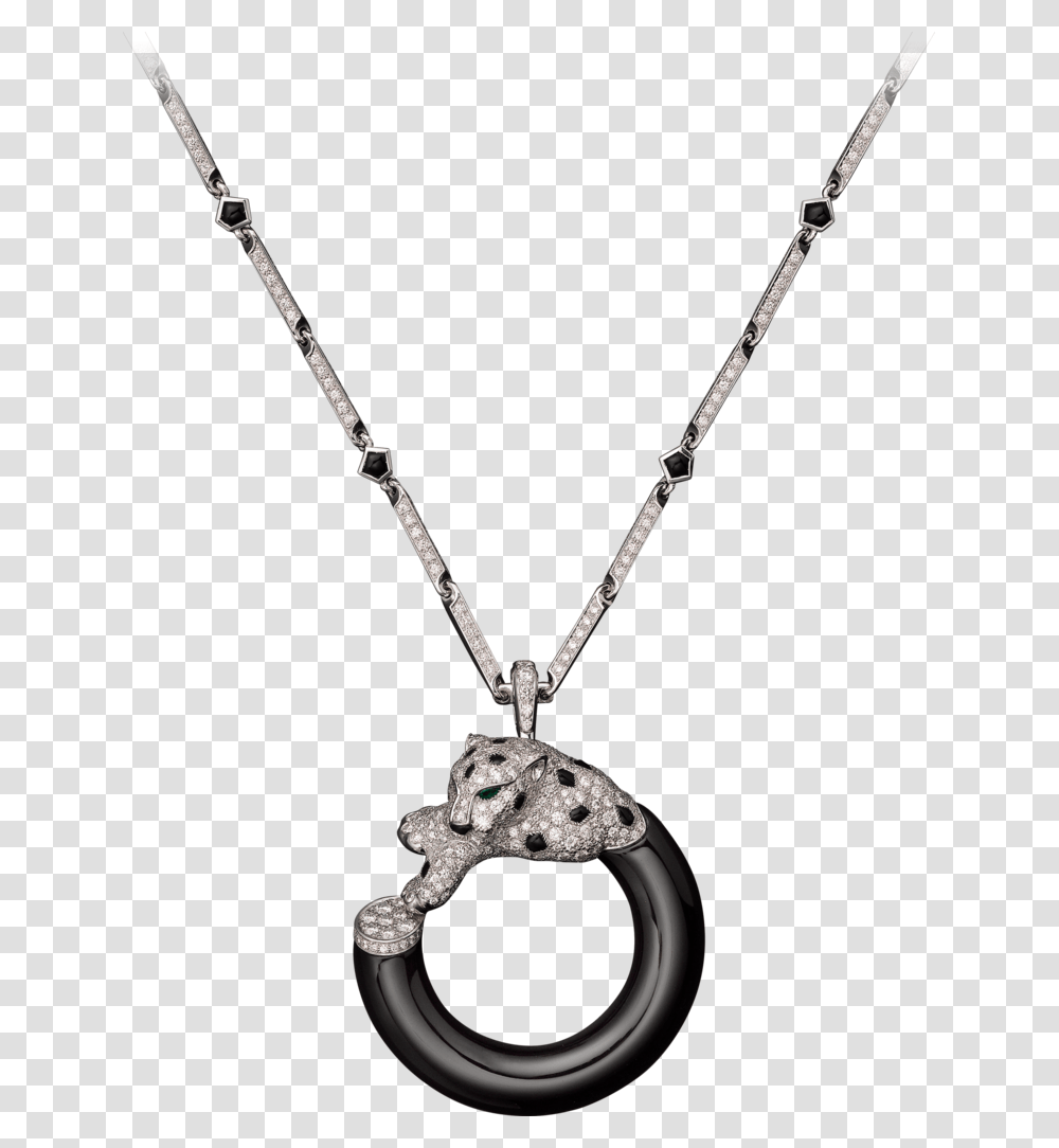 Cartier Panthere Necklace, Jewelry, Accessories, Accessory, Diamond Transparent Png