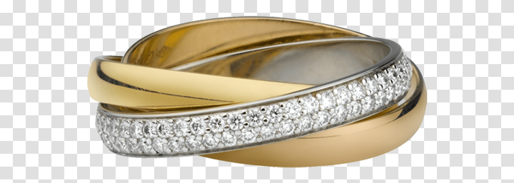 Cartier Ring 3 Bands, Jewelry, Accessories, Accessory, Gold Transparent Png