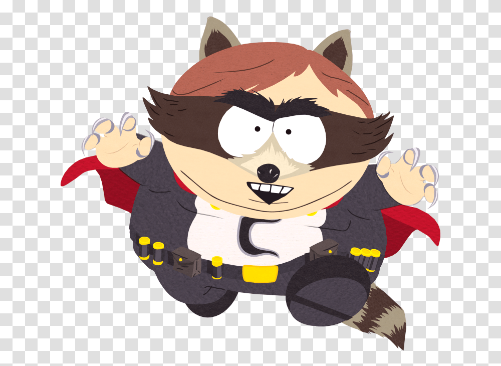 Cartman Coon From South Park, Label, Toy, Costume Transparent Png