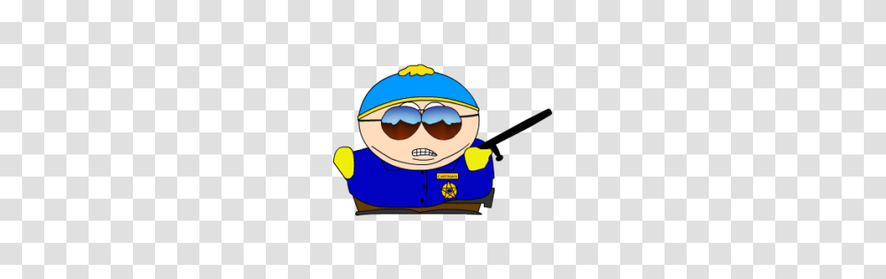 Cartman Cop Icon South Park Iconset Sykonist, Sunglasses, Accessories, Helmet Transparent Png
