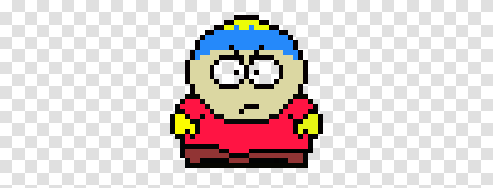 Cartman Easy Flower Pixel Art, Rug, Pac Man Transparent Png
