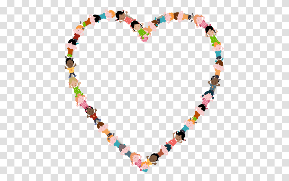 Carton Kids Heart Shape Frame Kids Heart, Accessories, Accessory, Necklace, Jewelry Transparent Png