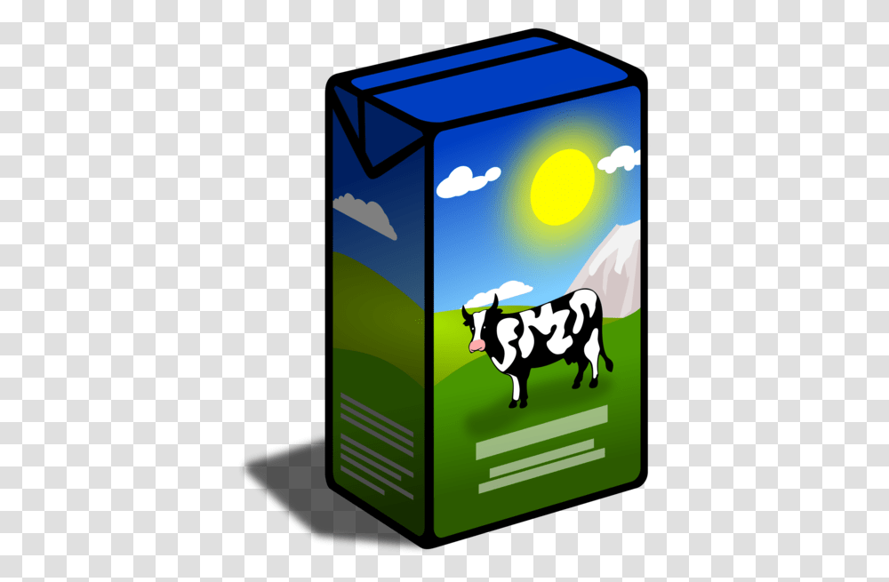 Carton Of Milk Clipart, Cow, Cattle, Mammal, Animal Transparent Png