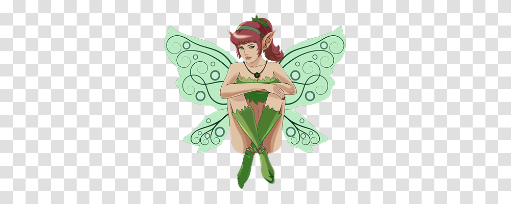 Cartoon Person, Green, Human, Elf Transparent Png