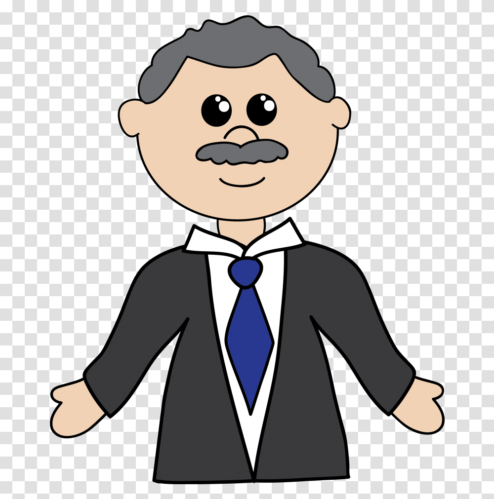 Cartoon Adult Man In Tie And Suit Free Image Download Worker, Person, Human, Accessories, Accessory Transparent Png