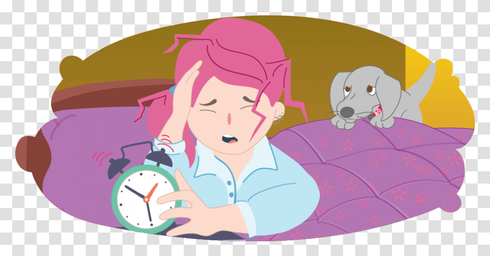 Cartoon, Alarm Clock, Person, Human, Analog Clock Transparent Png